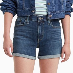 Women's Levi's Mid-Length Cuffed Jean Shorts